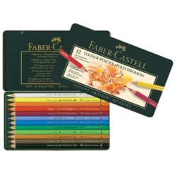 crayons couleur polychromos 12 pieces