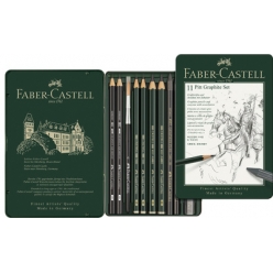 faber castell kit pitt graphite petit etui de 9 pieces