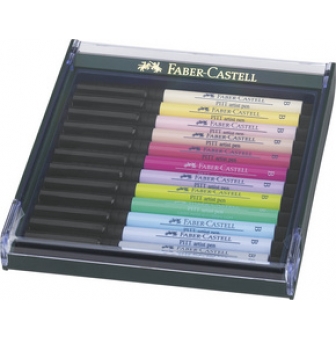 faber castell feutre pitt artist pen etui de 12