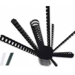 baguettes de reliure plastiques rondes 25 pieces