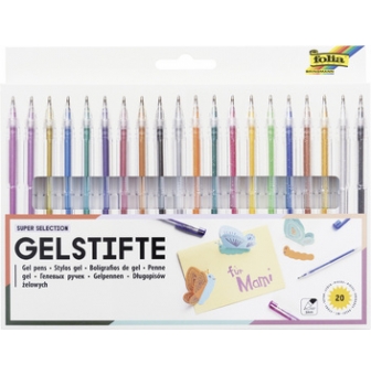 folia stylo gel super selection etui de 20
