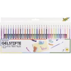 folia stylo gel mega selection assorti etui de 30
