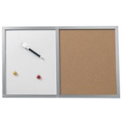 herlitz tableau mixte l600 x l400 mm cadre en bois