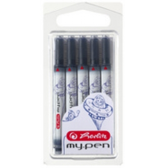 herlitz cartouche d encre grande contenance mypen bleu
