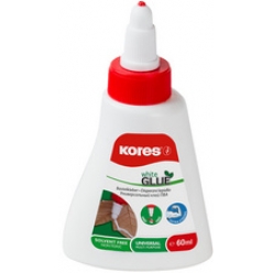 kores colle de bricolage white glue ans solvant 60 g