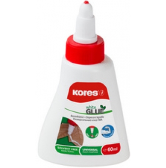 kores colle de bricolage white glue ans solvant 60 g