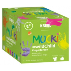 kreul gouache aux doigts mucki set premium wildchild