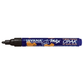 kreul textilmarker javana texi max opak schwarz