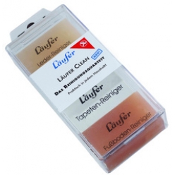 laufer clean  kit de nettoyage dans une boite transparente
