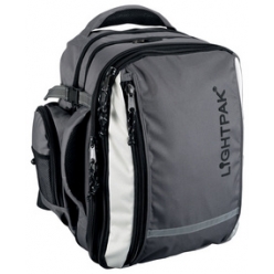 lightpak schulrucksack vantage nylon grau