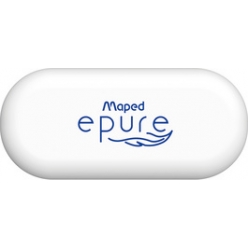 maped kunststoff radierer epure oval wei