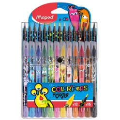 maped zeichenset color peps monster 24er etui