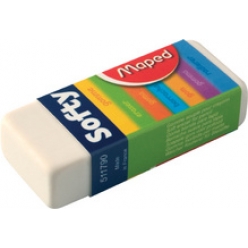maped gomme plastique softy l56 x p23 x h12 mm