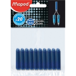 maped cartouche d encre bleu sous carte blister