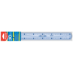 maped regle plate geometric 300 mm en plastique avec
