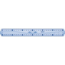 maped regle plate geometric 300 mm en plastique avec
