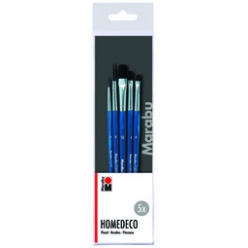 marabu set de pinceaux homedeco 5 pieces