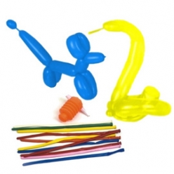 papstar ballons de baudruche modelables pompe incl