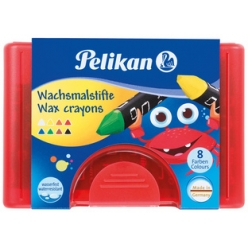 pelikan crayon de cire epais 6658 d triangulaireresistant