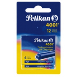 pelikan cartouches d encre 4001 tp62b bleu roi