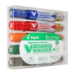 set de 4 marqueurs pour tableau blanc v board master