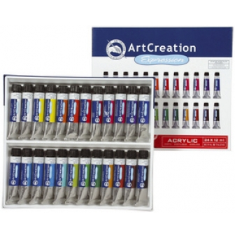 acrylique artcreation expression set de 24x12 ml