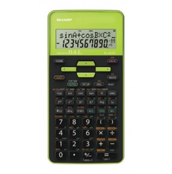 sharp schulrechner el 531 th gr batteriebetrieb grun