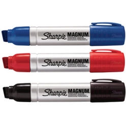 marqueur permanent metal magnum pointe biseautee