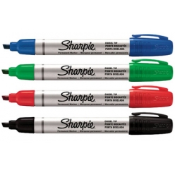 sharpie marqueur permanent metal small pointe ogive noir