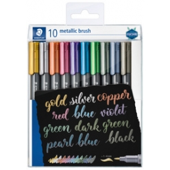 staedtler pinselstift metallic brush 10er etui