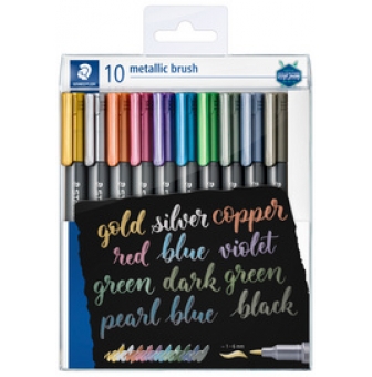 staedtler pinselstift metallic brush 10er etui