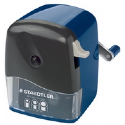 staedtler kurbelspitzmaschine mars blau