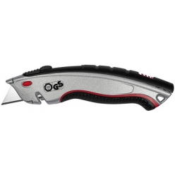 wedo safety cutter pro plus lame 19 mm argentnoir