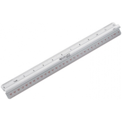 westcott lineal lange 300 mm aus aluminium mit griff