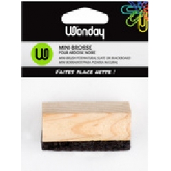 wonday mini brosse pour ardoise naturelle en bois