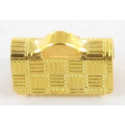 embout fermoir pour ruban et miyuki 10mm cuivre