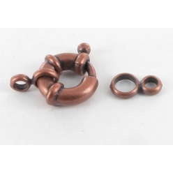 fermoir ressort bouee 12 mm bronze