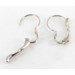 boucles d oreille dormeuses a coller bronze la paire