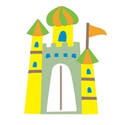 happycut pochoir de decoupe chateau