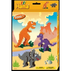 kit perles et plaques standard o5 mm dinosaure pack 2