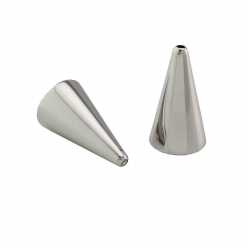 douille en inox fausse chantilly ronde et fine