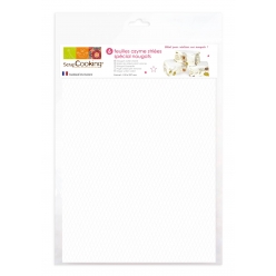 feuilles azymes blanches special nougat 6 pieces