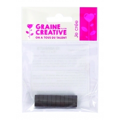 sachet de 10 aimants 14x6 mm