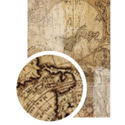 tissu adhesif a4 mappemonde
