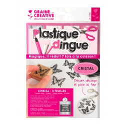 plastique dingue cristal 5 feuilles