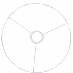 armature abat jour cercle avec bague o 25 cm