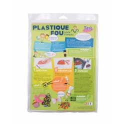 plastique fou  lot de 30 feuilles assorties