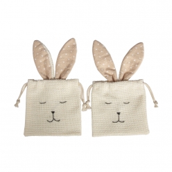 sachets en tissu lapin