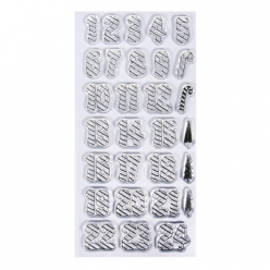 clear stamps chiffres 1 24 sucre d orge