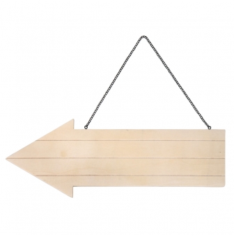 fleche bois av chaine metal fsc 100